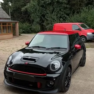 Black Mini Cooper detailed by Porter's Car Detailing Loughborough