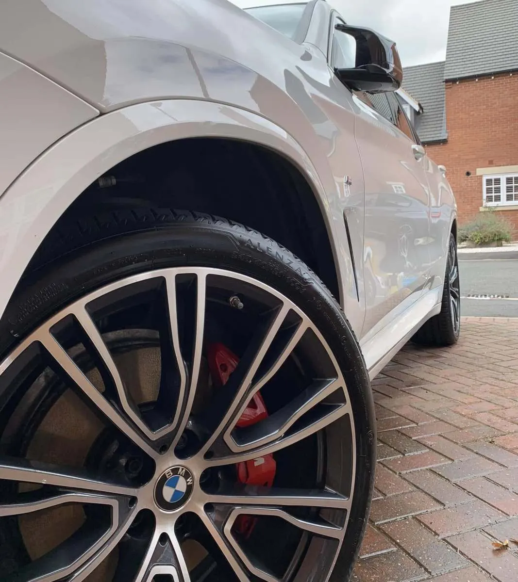 Alloy wheel deep cleaned by Porter's Car Detailing Leicestershire