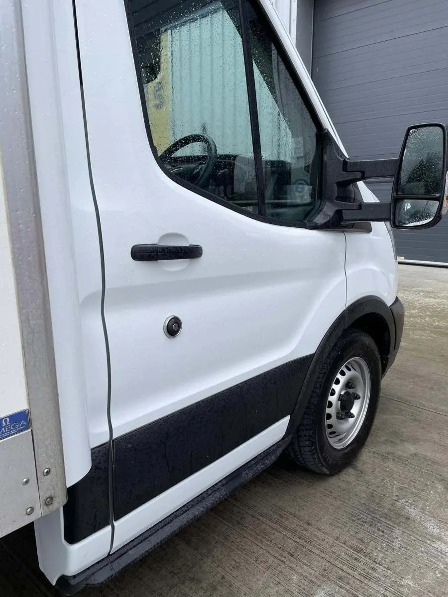 White Ford Transit van valeted on site by Porter's Car Detailing Leicestershire